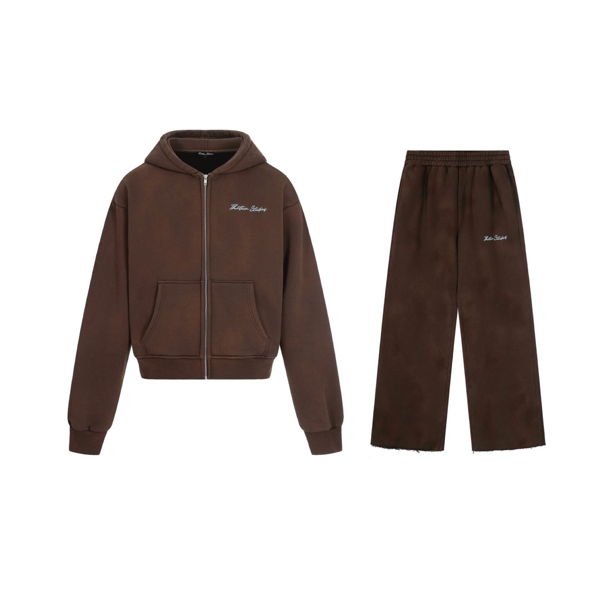 Thirteen Studios Logo SET In BROWN & BABY BLUE