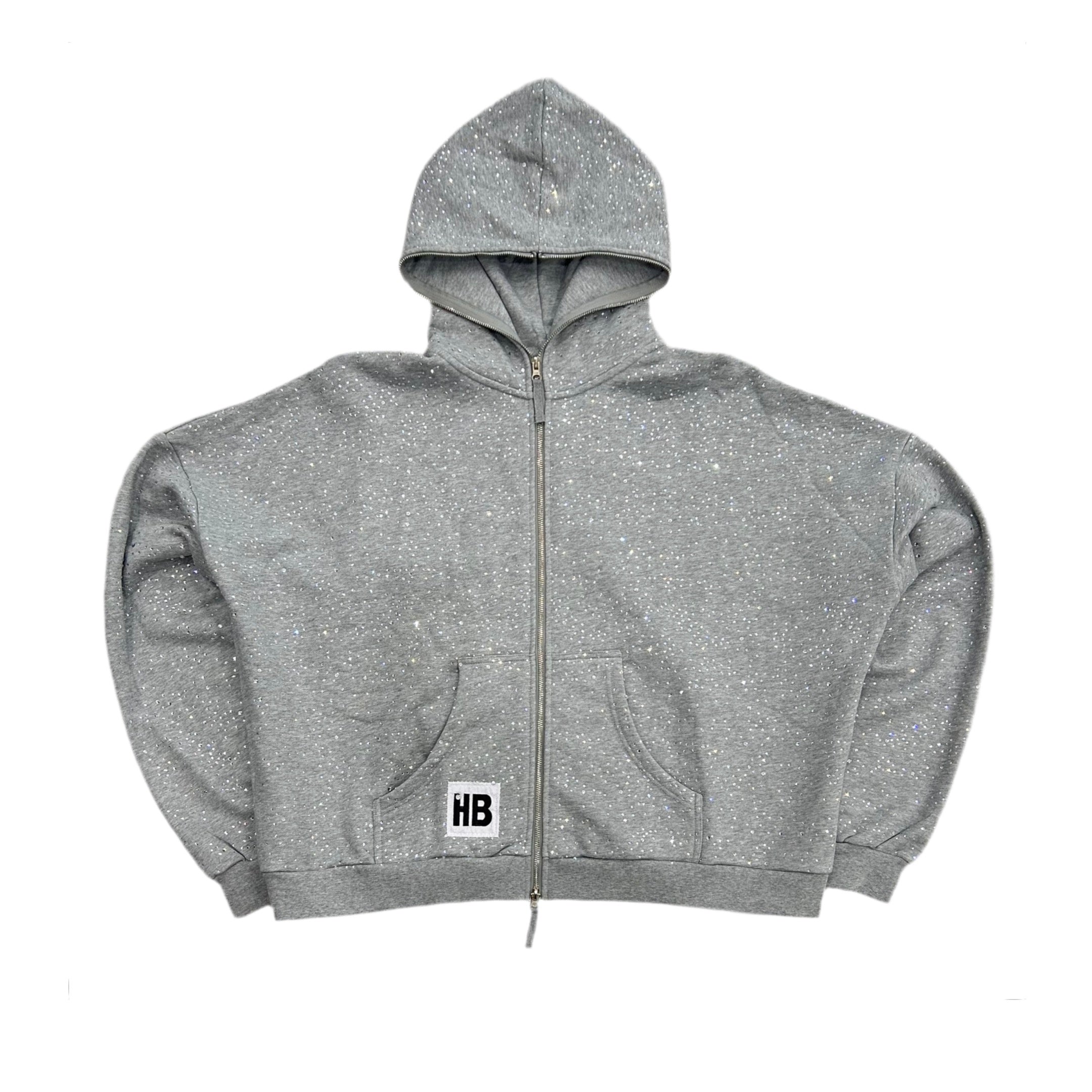 HYPEBOYS UNIFROM BLING HOODIE (GREY)