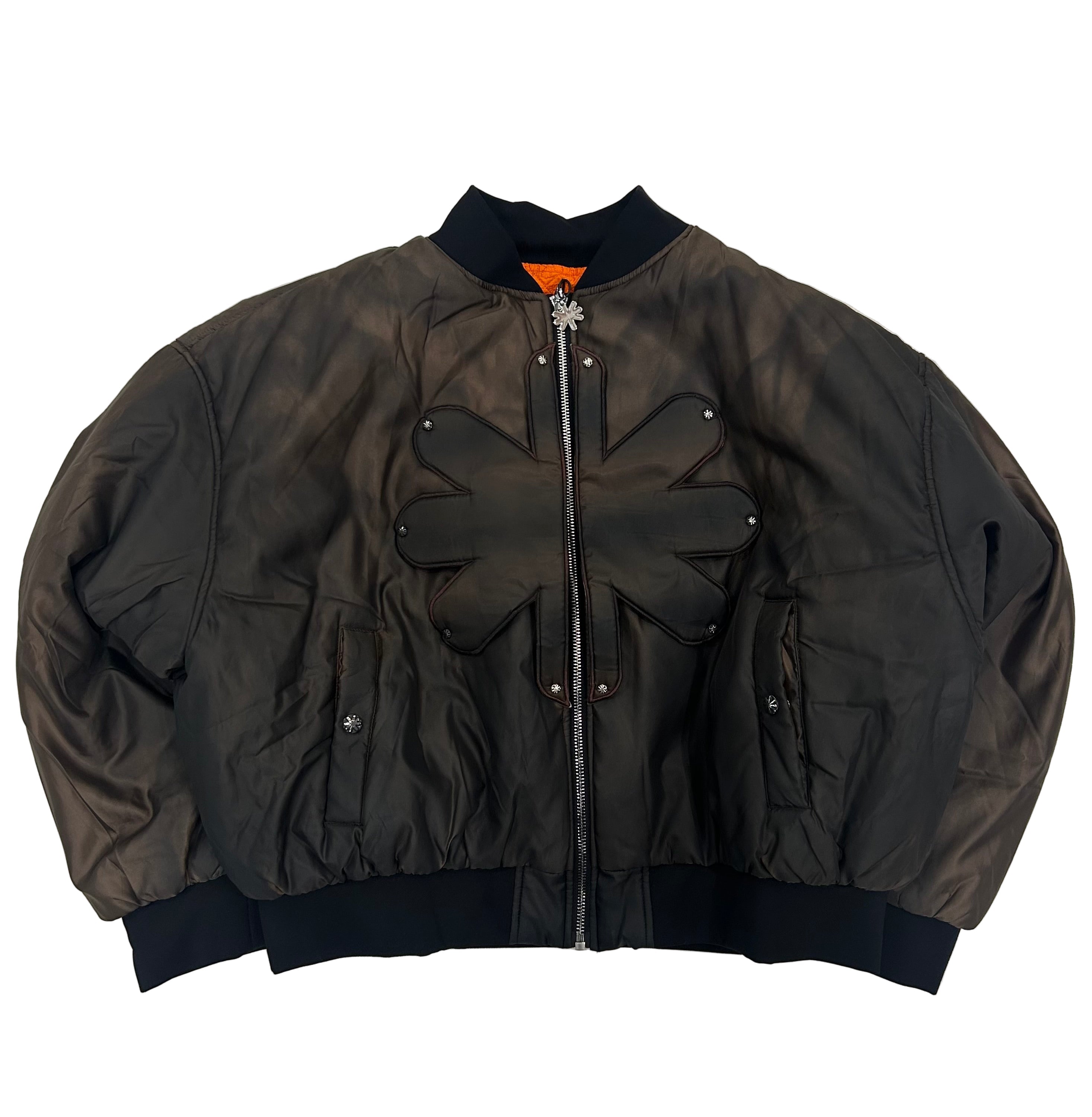 LOSTSHDWS REVERSIBLE DETACHED BOMBER BROWN