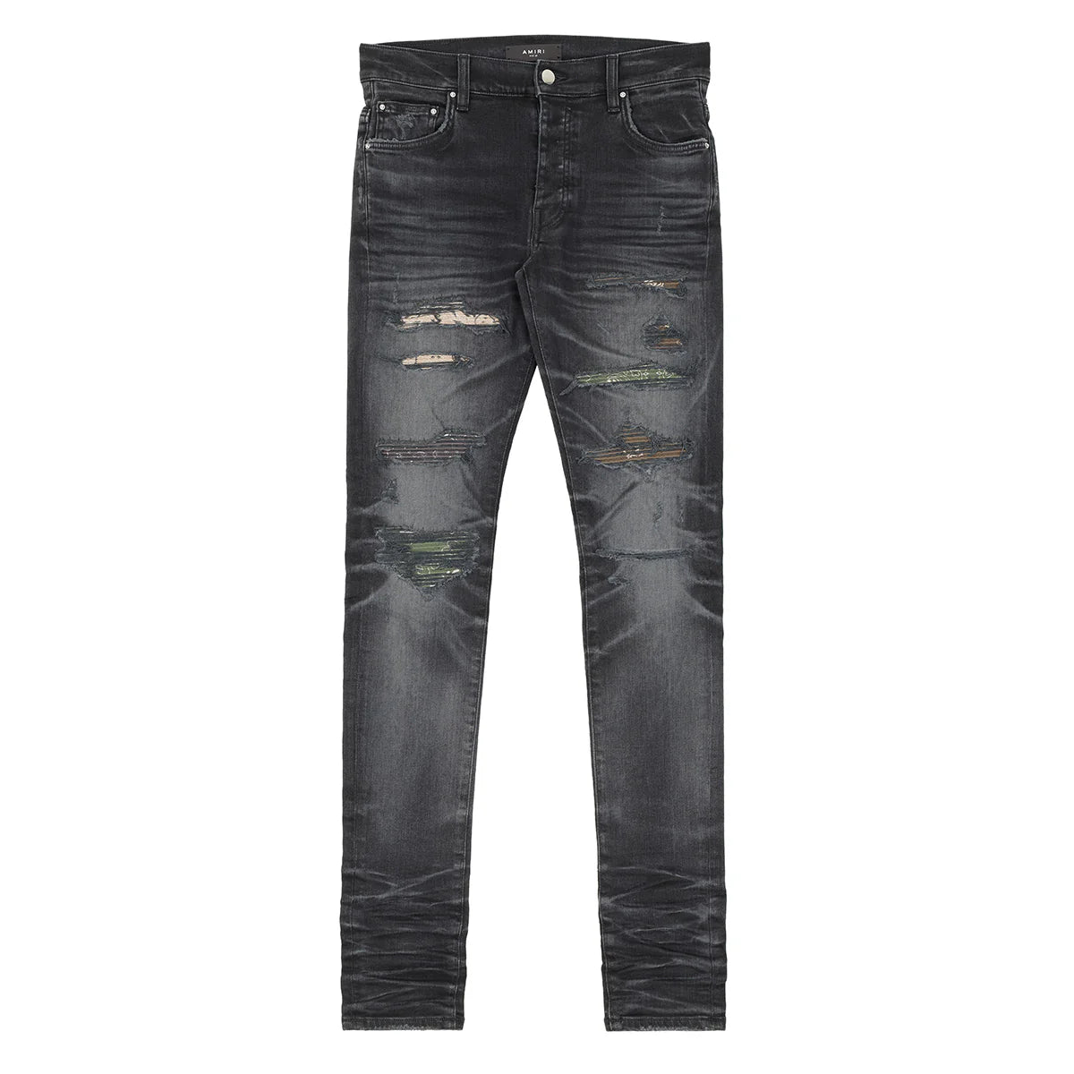 AMIRI BANDANA CAMO THRASHER JEAN