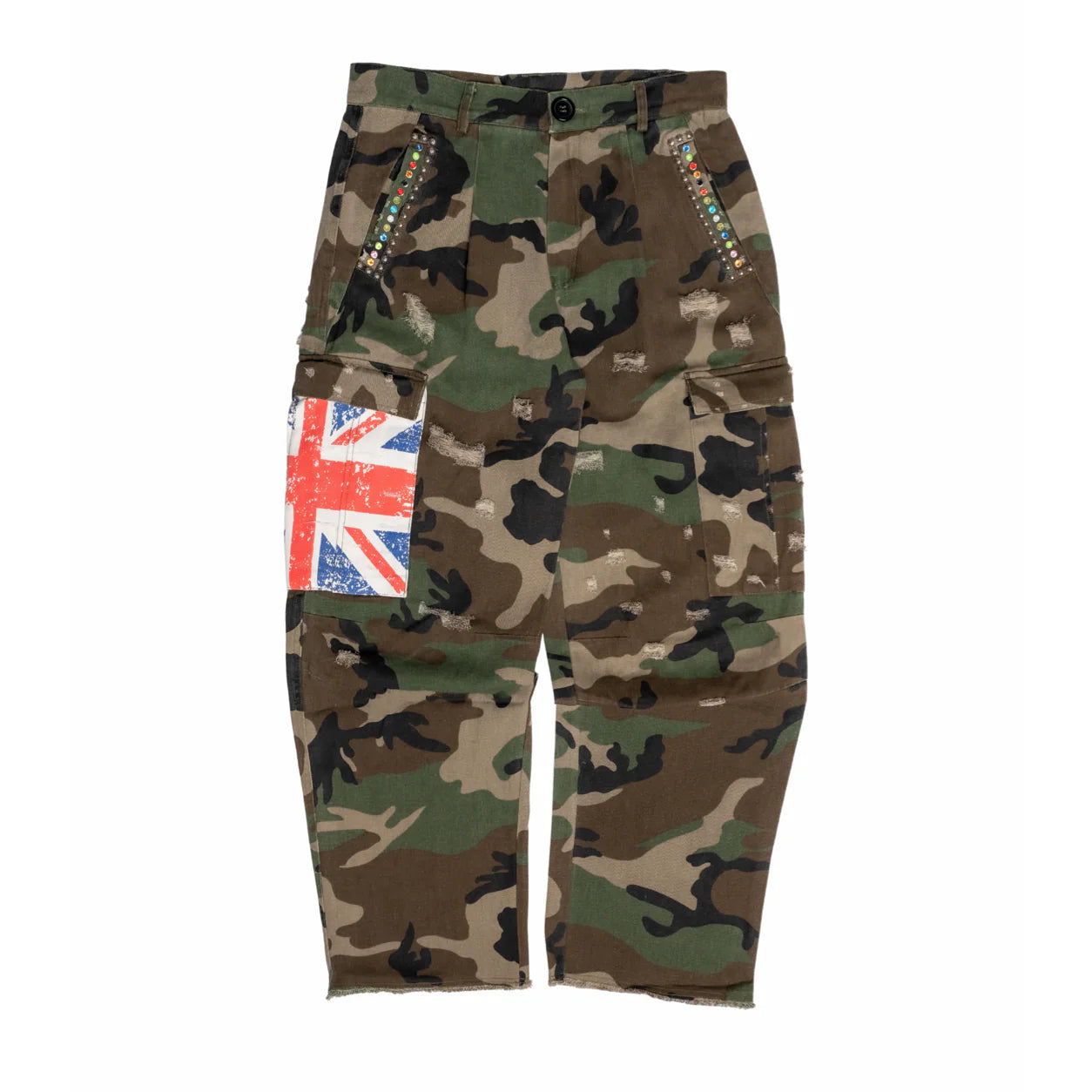 Brainwashed UK Camo Pleated Pants
