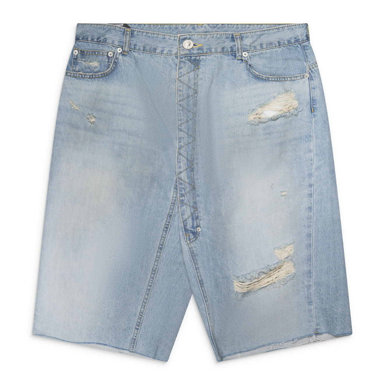 Protocol Index Long Zipper Shorts Blue