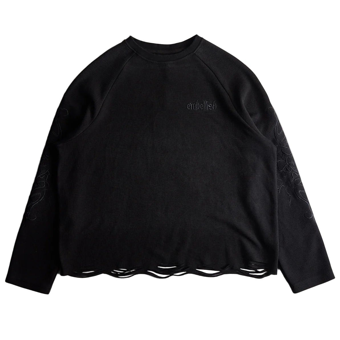 Embellish Ashen Thread In Black