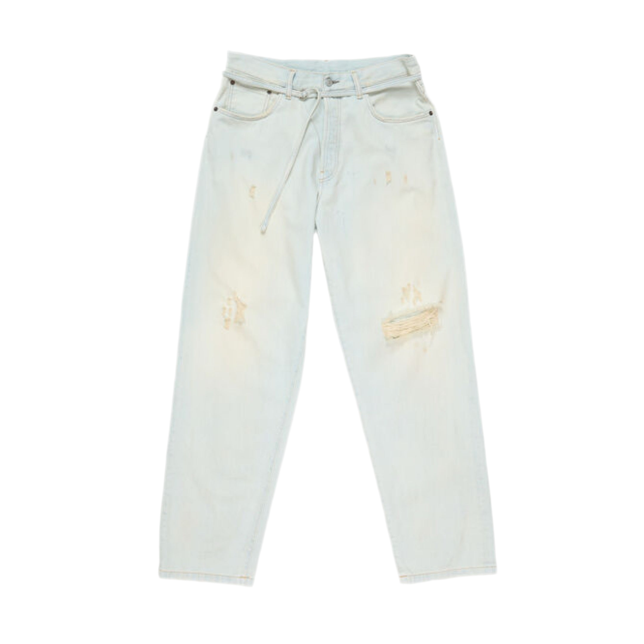 ACNE STUDIOS LOOSE FIT JEANS LIGHT BLUE WHITE - 1991