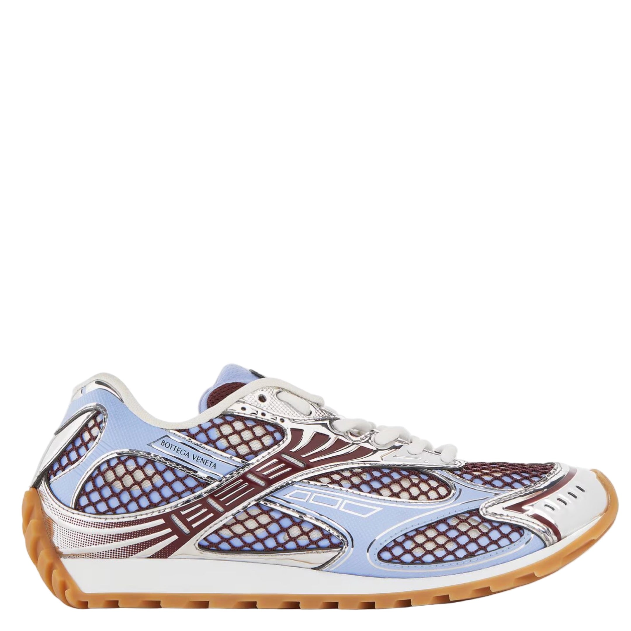 BOTTEGA VENETA ORBIT SNEAKER Barolo & blue bell