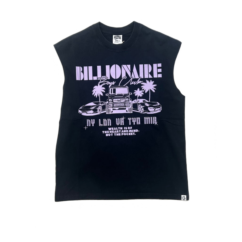 BILLIONAIRE BOYS CLUB| BB RIDE SS KNIT BLACK