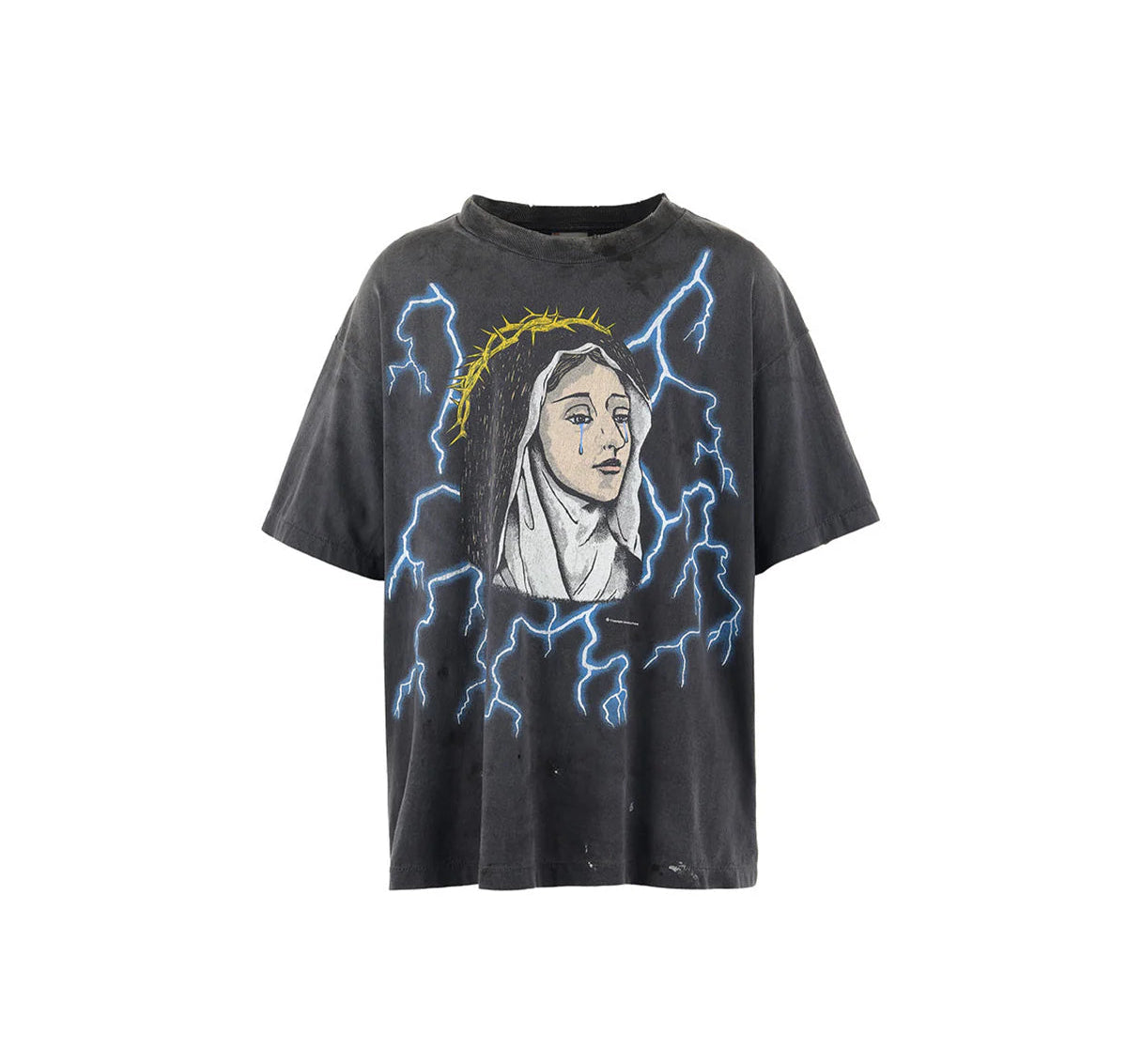 Saint Mxxxxxx Maria Short-Sleeved Tee (Black)