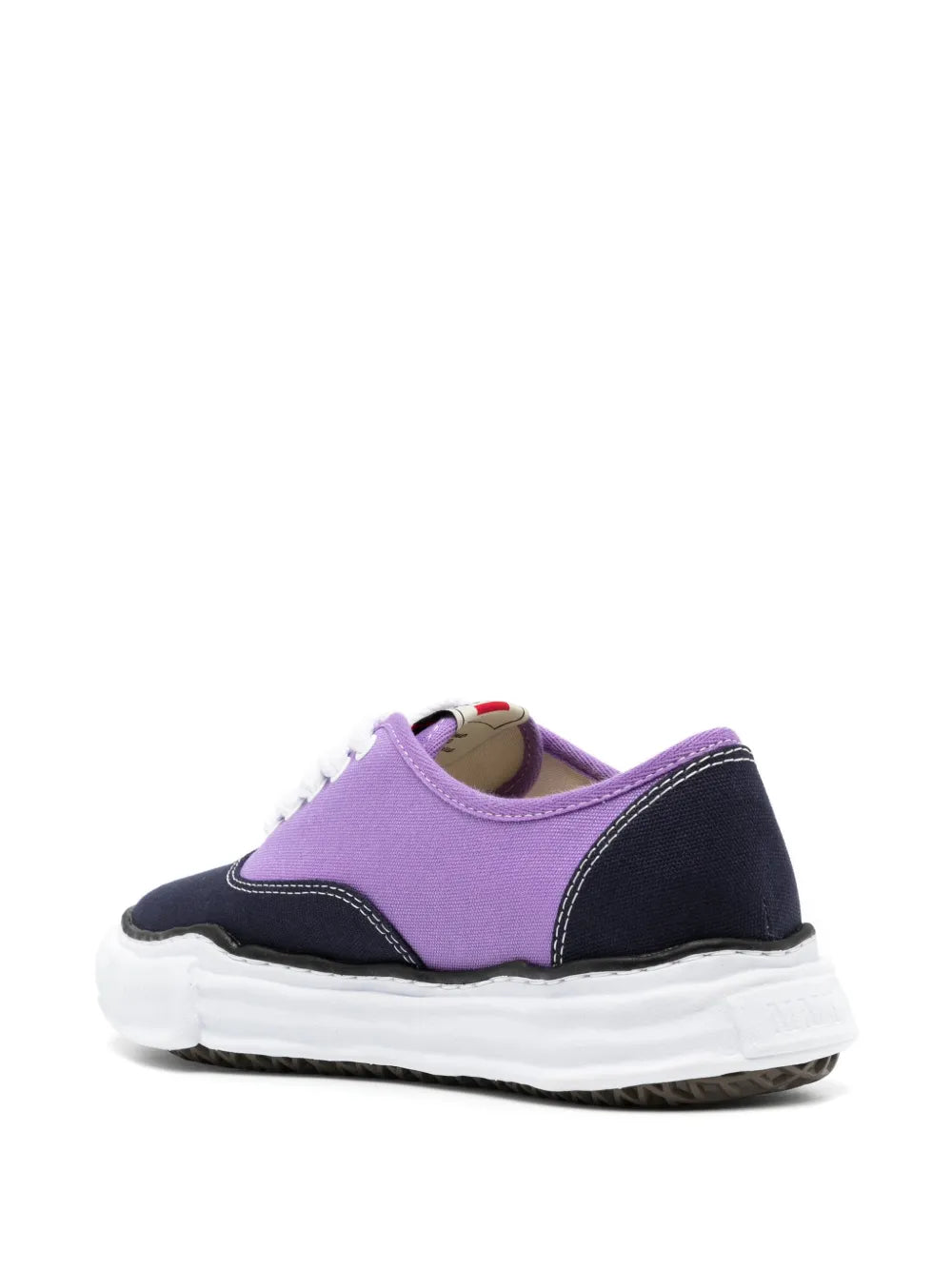 Maison MIHARA YASUHIRO | Baker Low-top Cotton Sneakers NAVY & PURPLE
