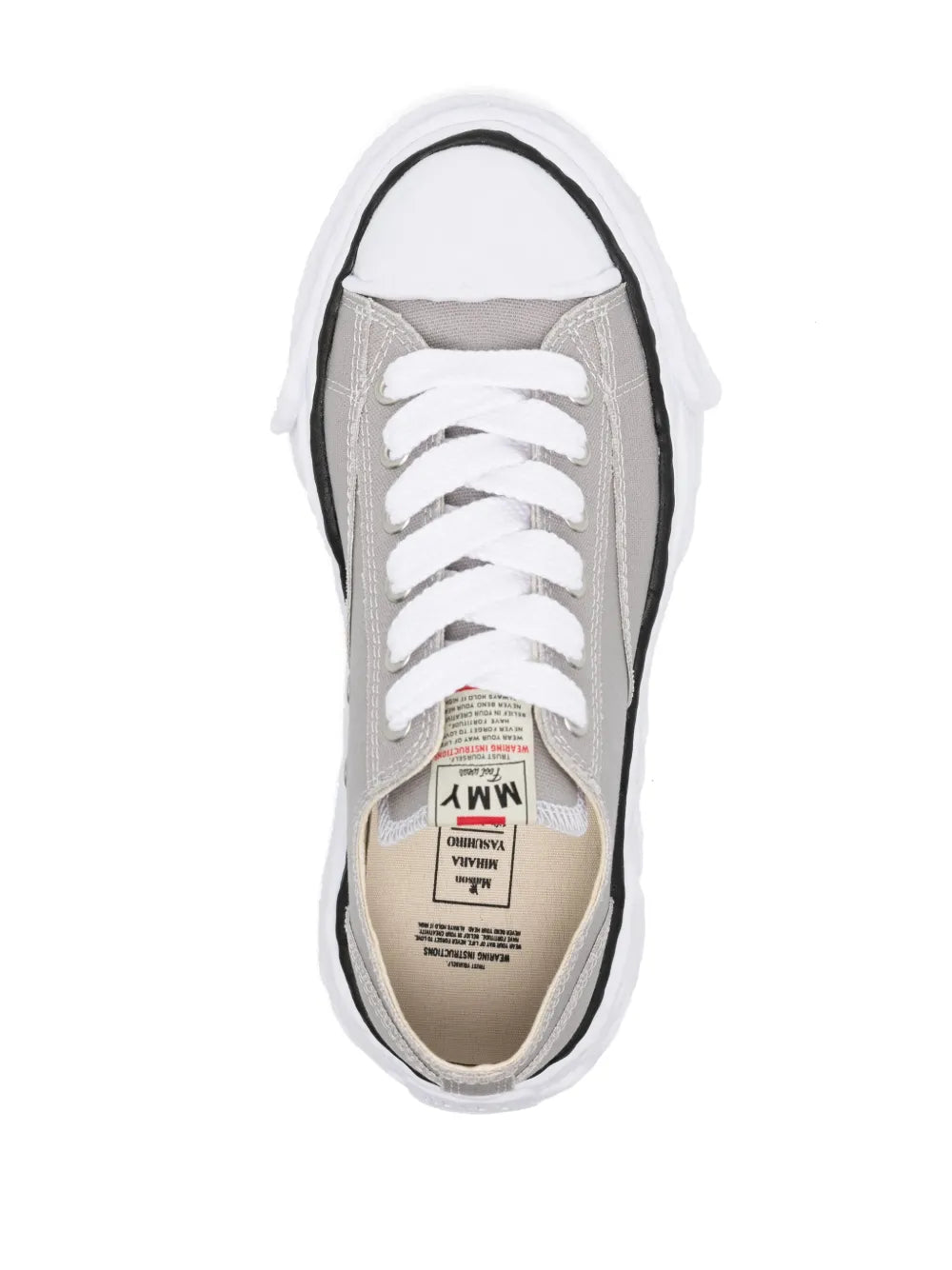 Maison MIHARA YASUHIRO | "PETERSON" OG Sole Canvas Low-top Sneaker GREY
