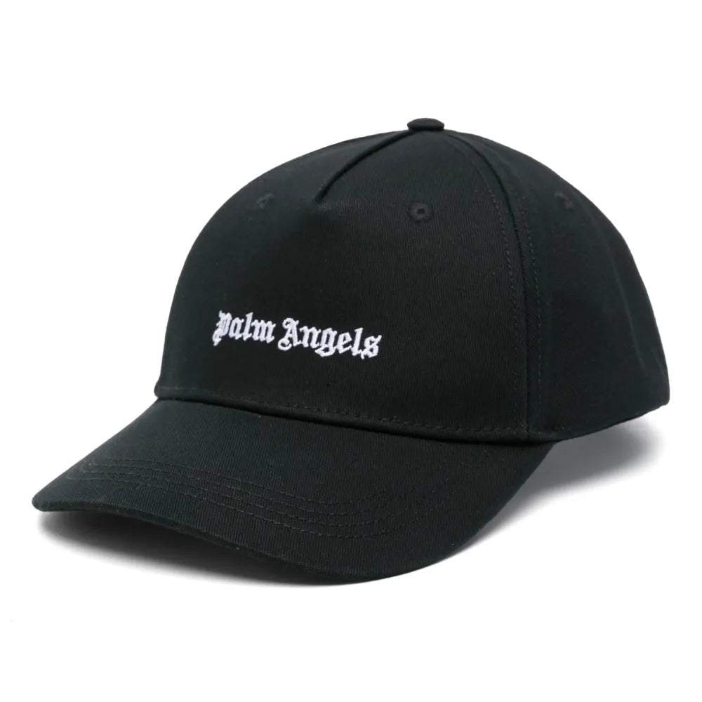 PALM ANGELS CLASSIC LOGO CAP BLACK & WHITE