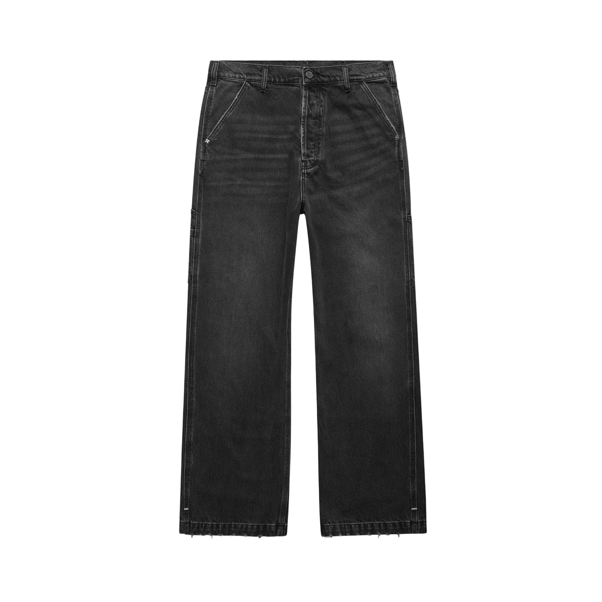 ASKYURSELF PHRASE BAGGY JEANS BLACK