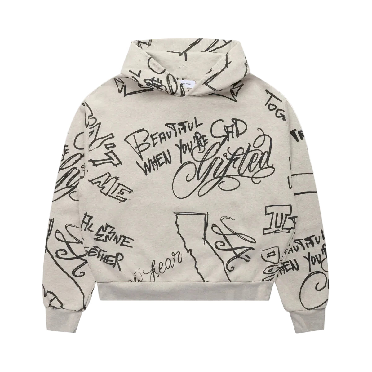 ASKYURSELF SCRIBBLE VINTAGE HOODIE WHITE – HYPEBOYS ASKYURSELF SCRIBBLE VINTAGE HOODIE WHITE – HYPEBOYS
