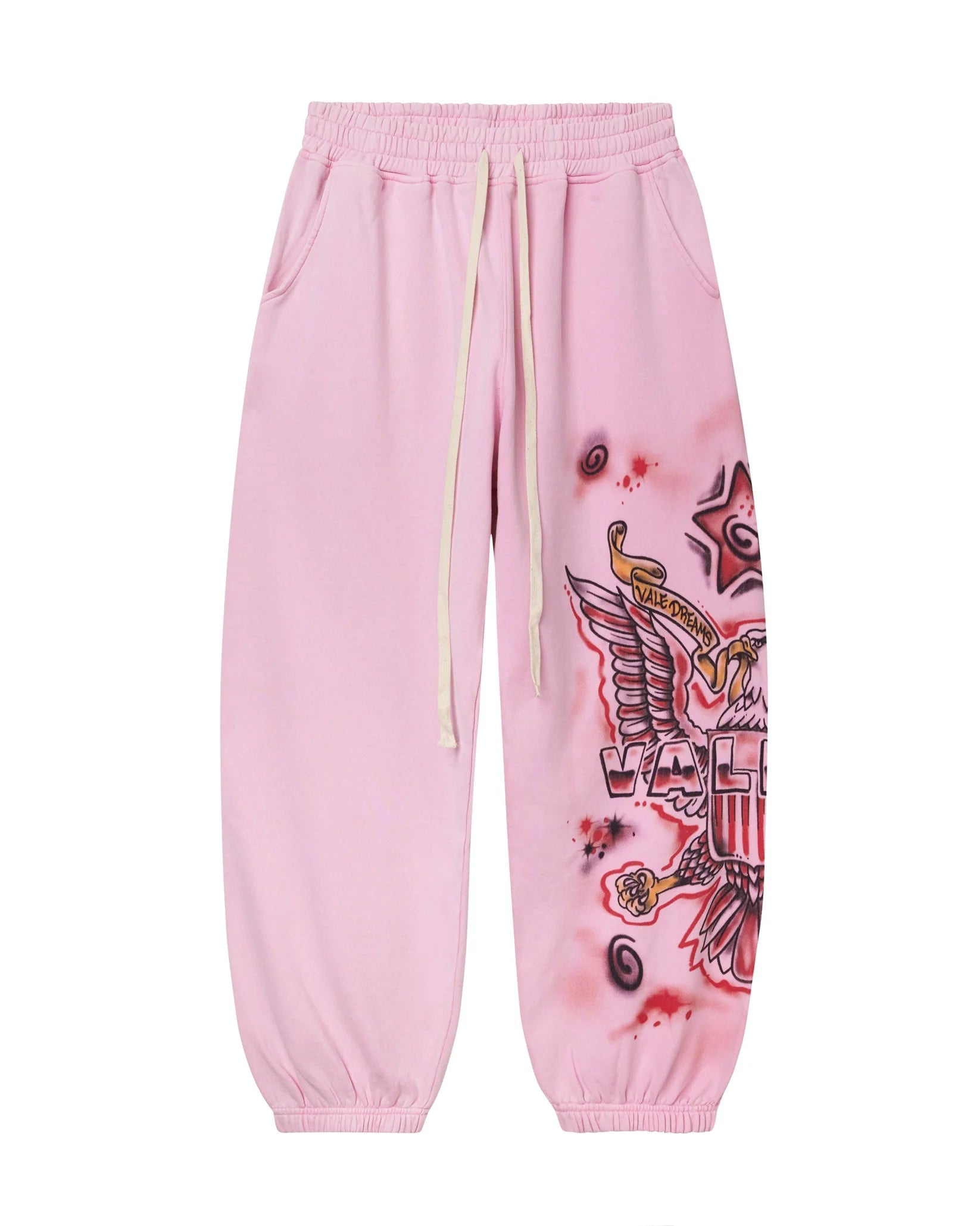 VALE FOREVE PINK FLAG SWEATS