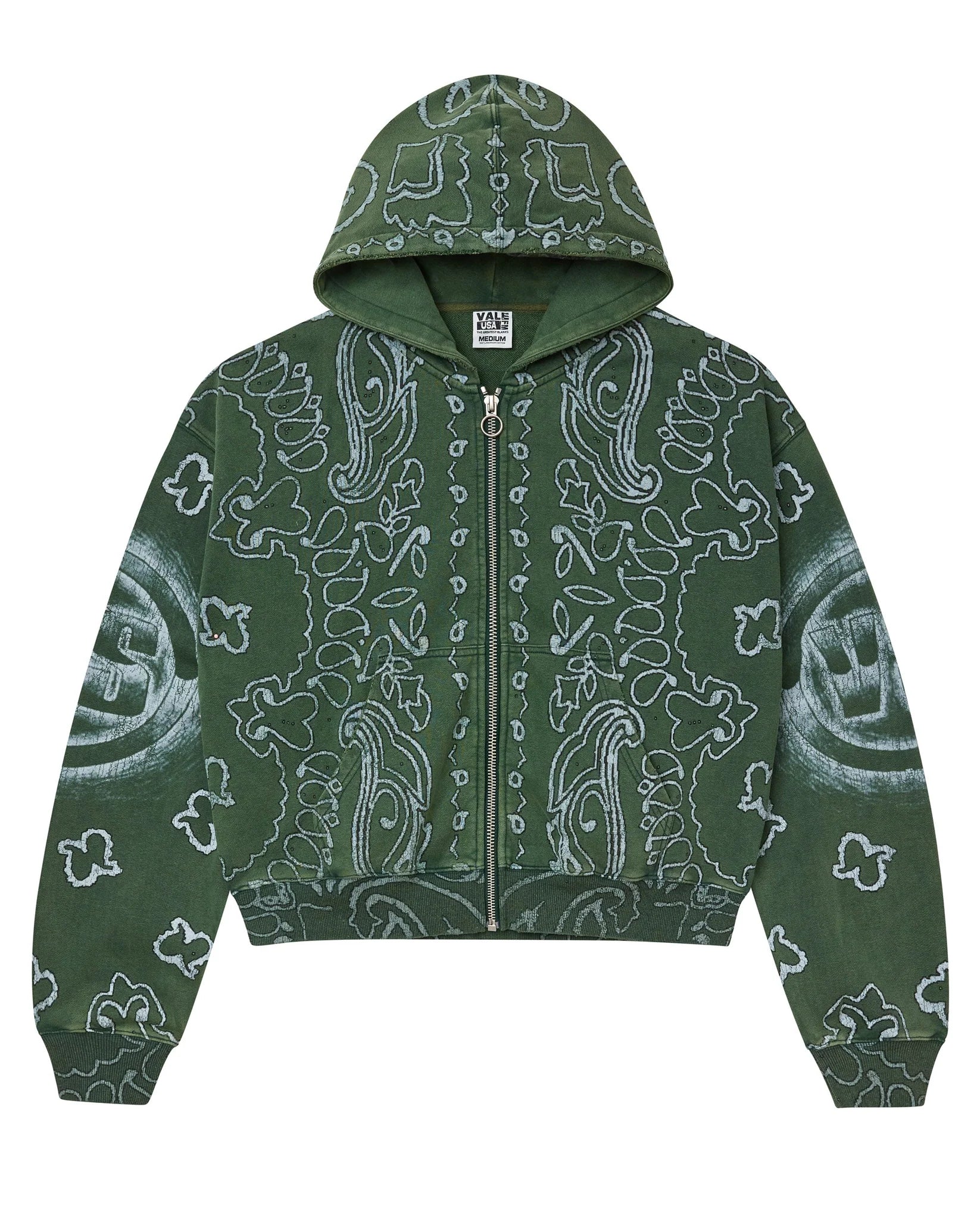 Vale Forever GREEN FLAG ZIP UP