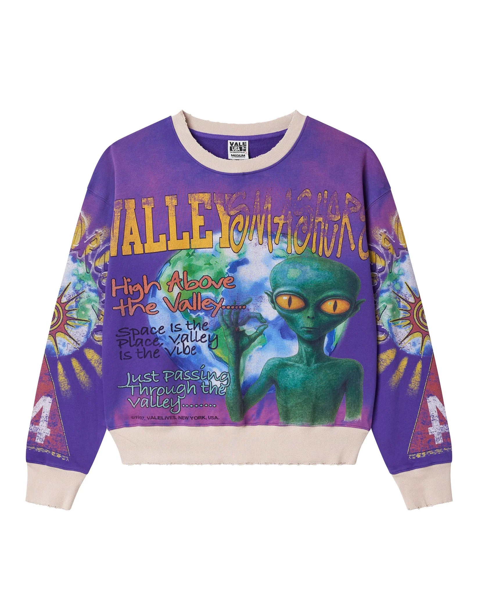 Vale Forever SPACE ALIEN CREWNECK