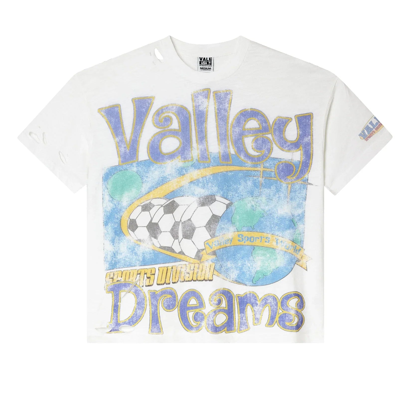 VALE FOREVER FUTBALL TEE WHITE