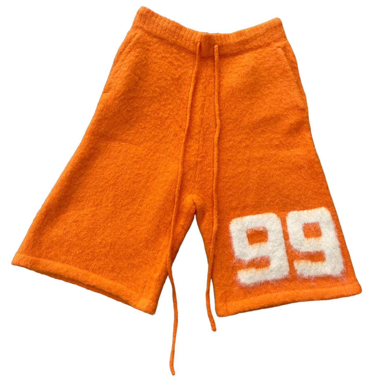 BRAINWASHED Mohair Shorts Orange