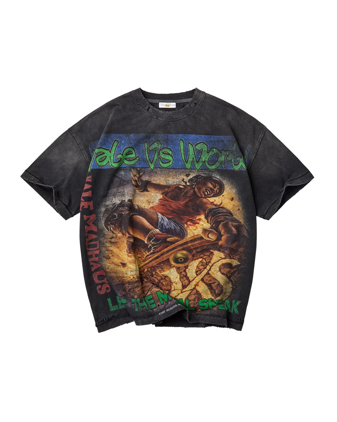 VALE METAL SPEAKER TEE Black