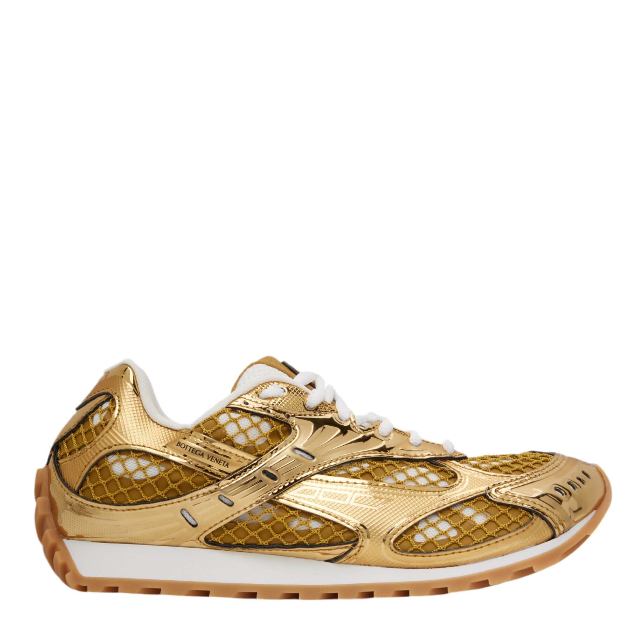 Bottega Veneta Gold Orbit Sneakers