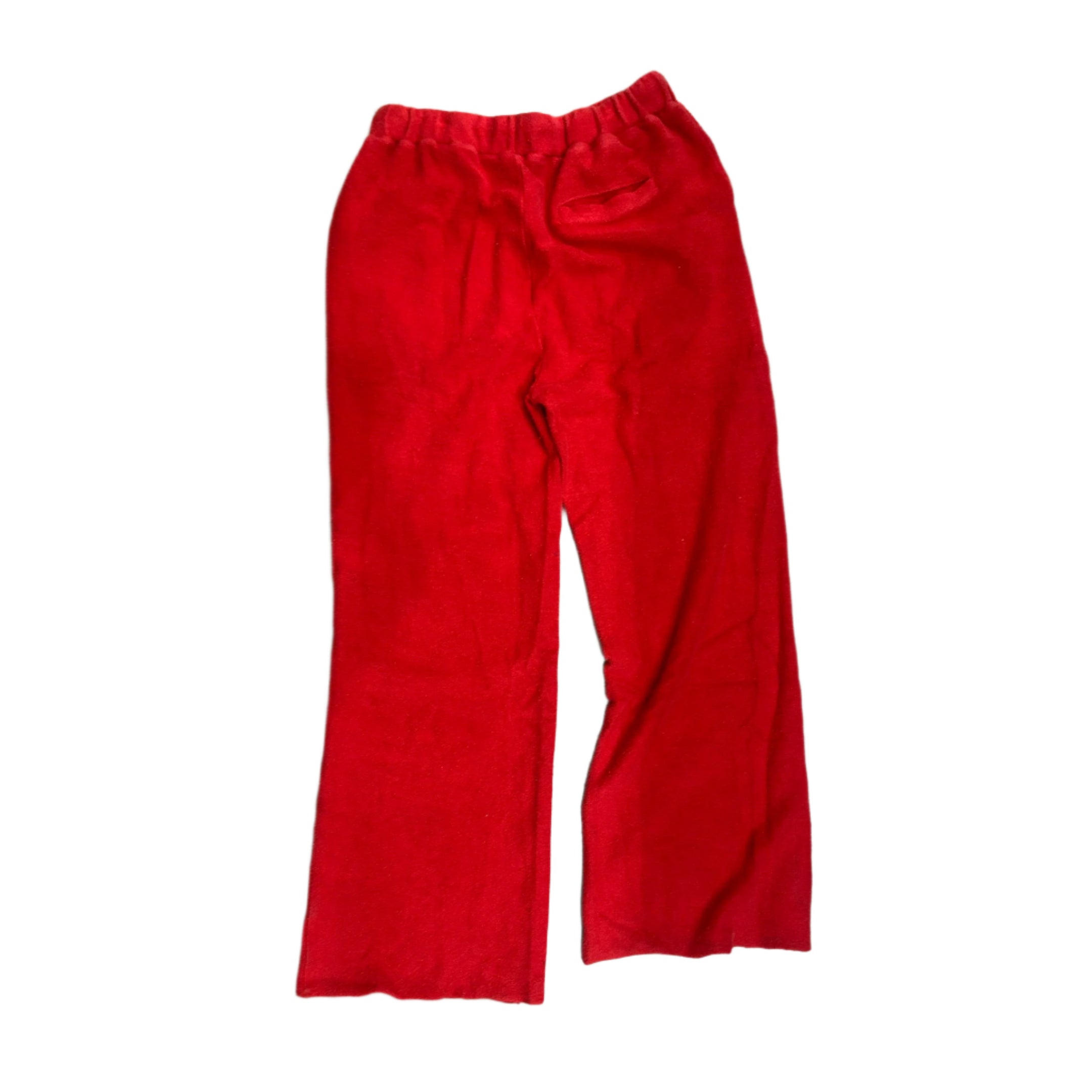 VAGUE STUDIOS RED COTTON SWEATPANTS