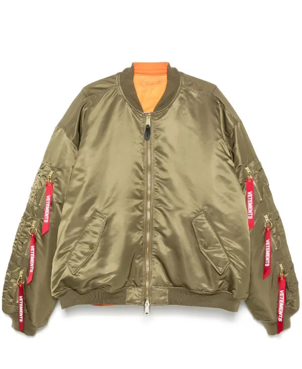 VETEMENTS cargo bomber jacket ( OVERSIZED )