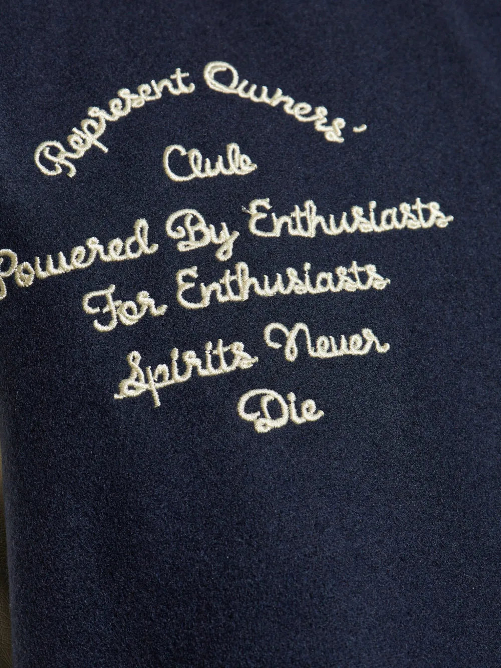Represent| Owners Club Varsity Jacket Navy Blue