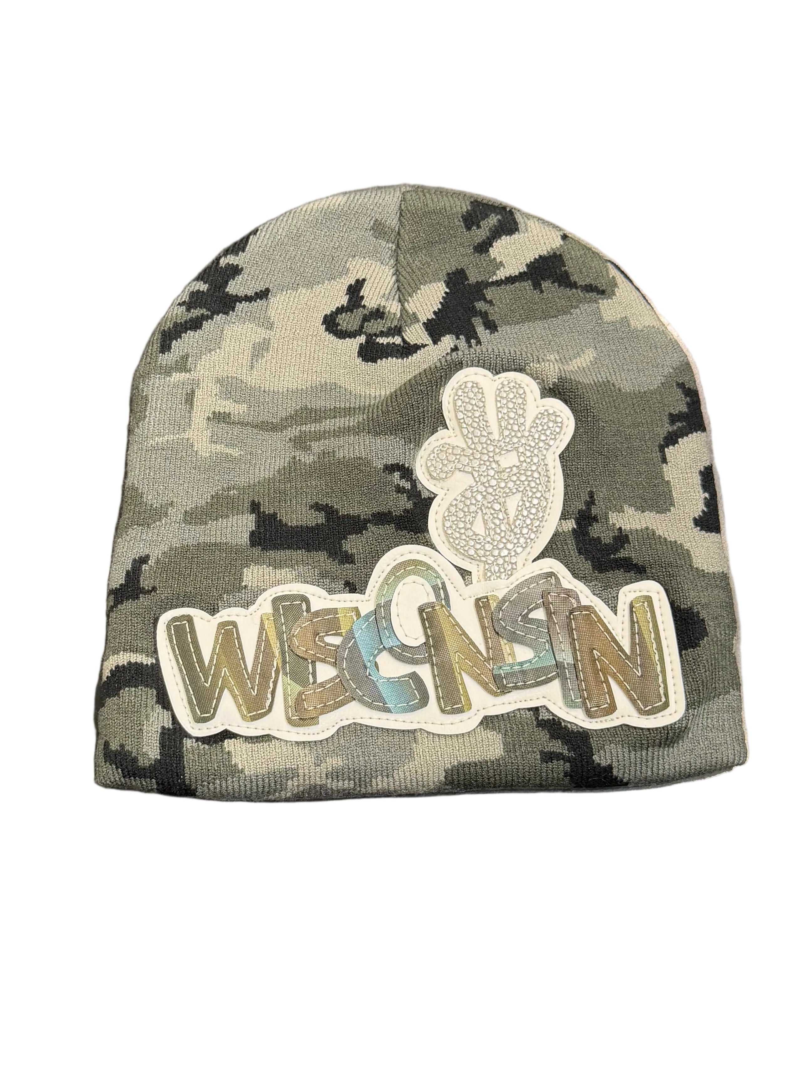 YKWYK x HYPEBOYS BEANIE Grey Camo