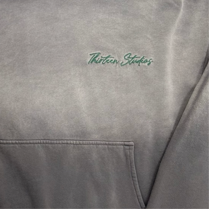 Thirteen Studios Logo Sweatshirt Faded Grey