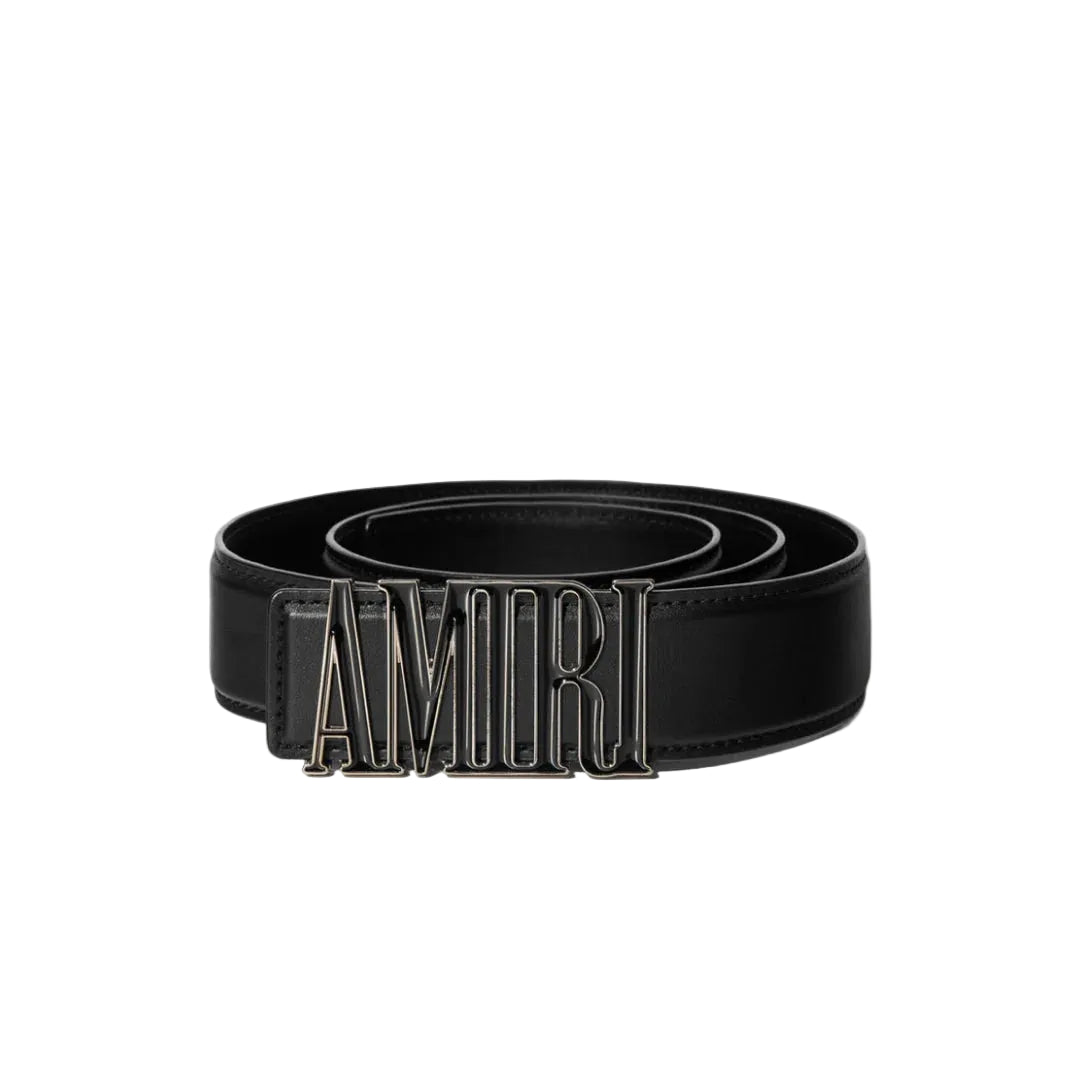 AMIRI Nappa Amiri Core 4cm Belt Black