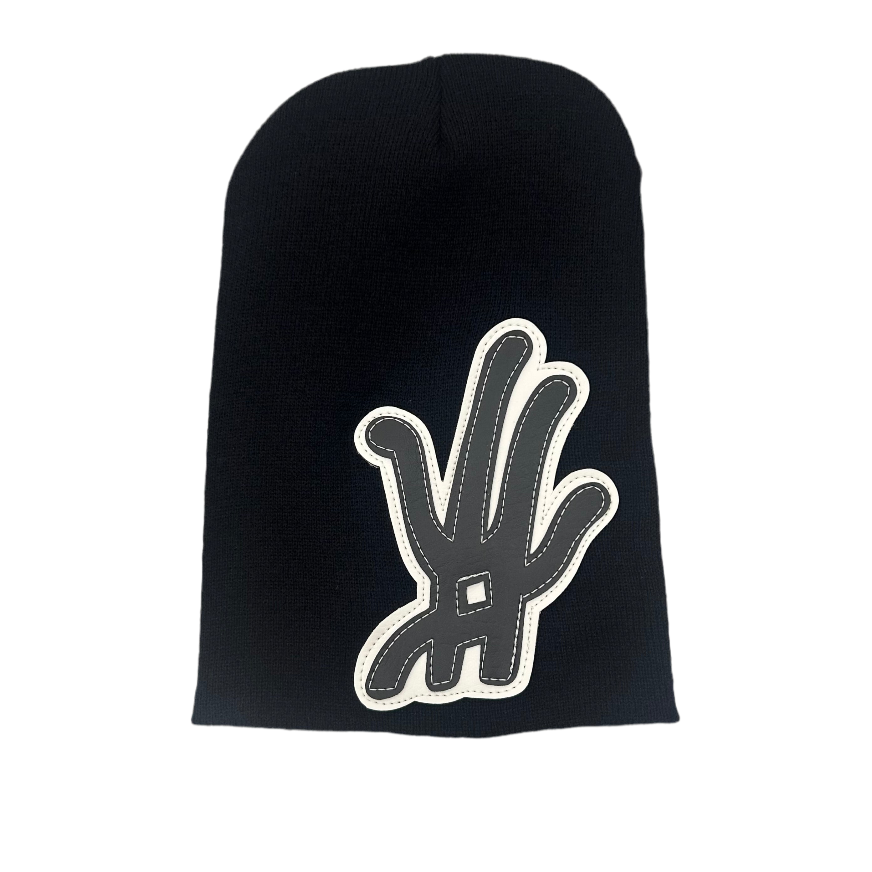 YKWYK LONG BLACK BEANIE
