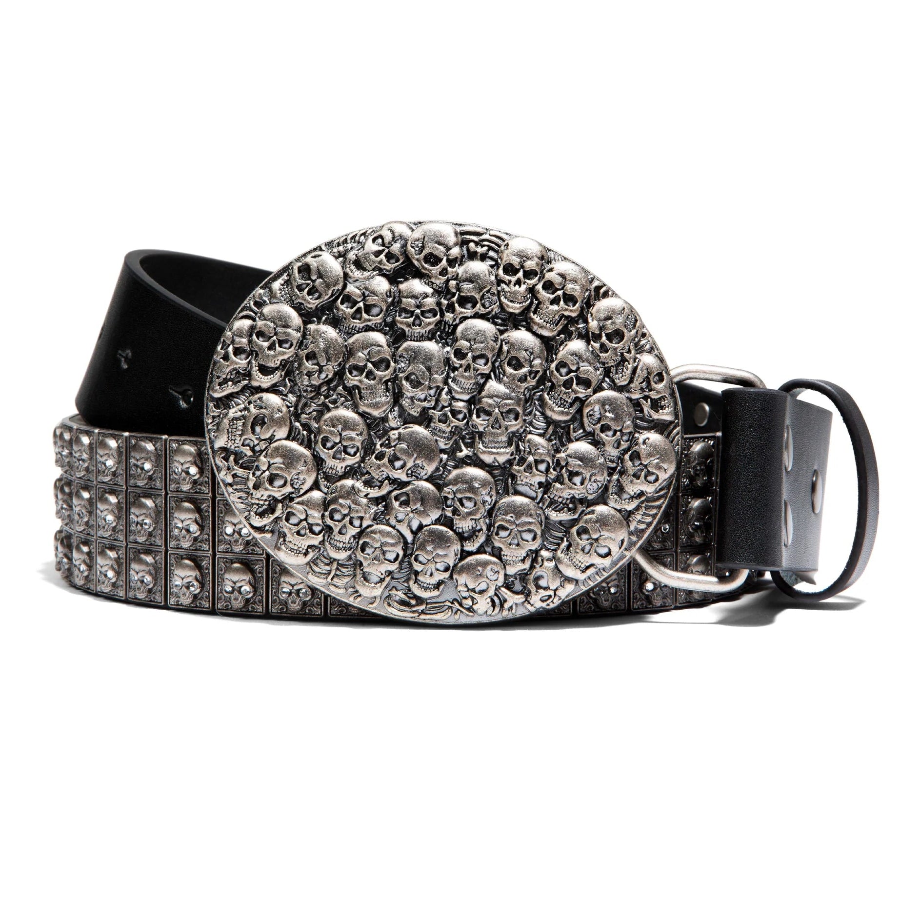 STOLEN ARTS Chrome Skullpile Belt