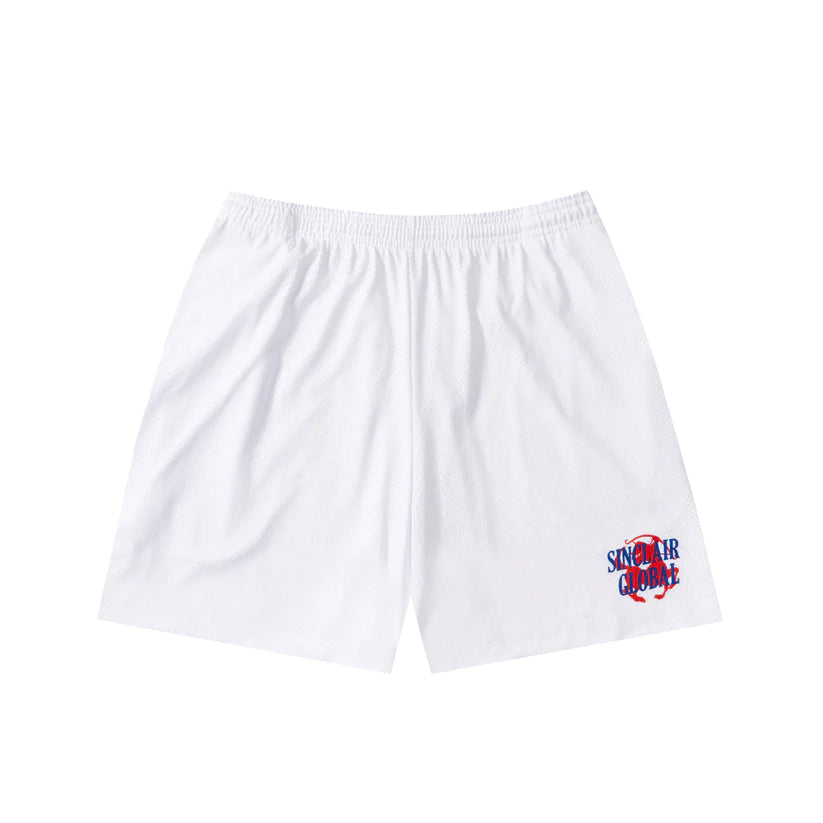 MESH SHORTS WHITE