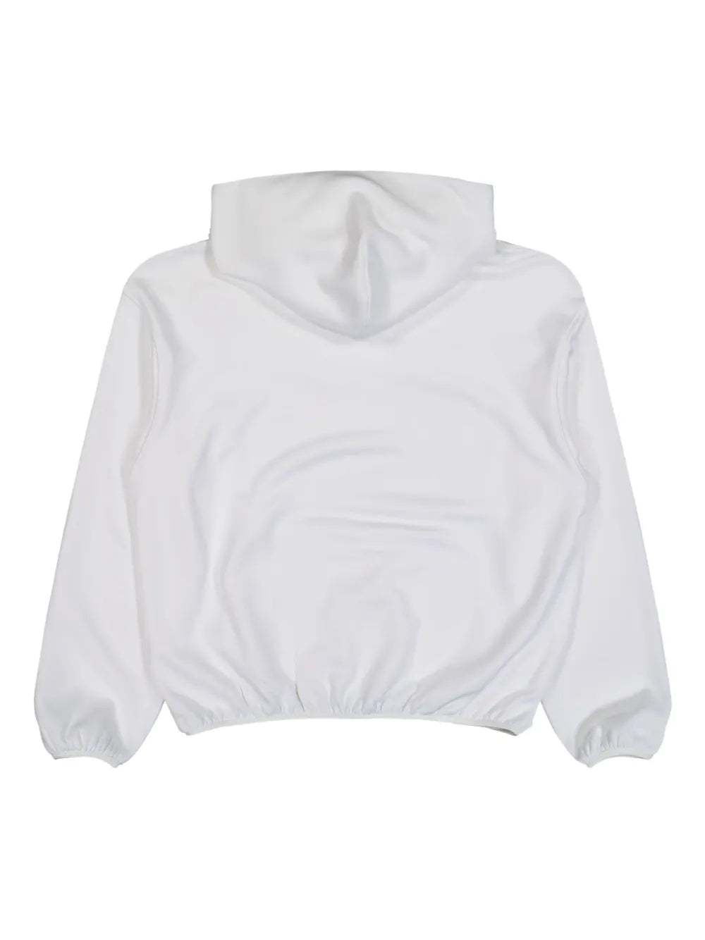casablanca panelled hoodie oversized white