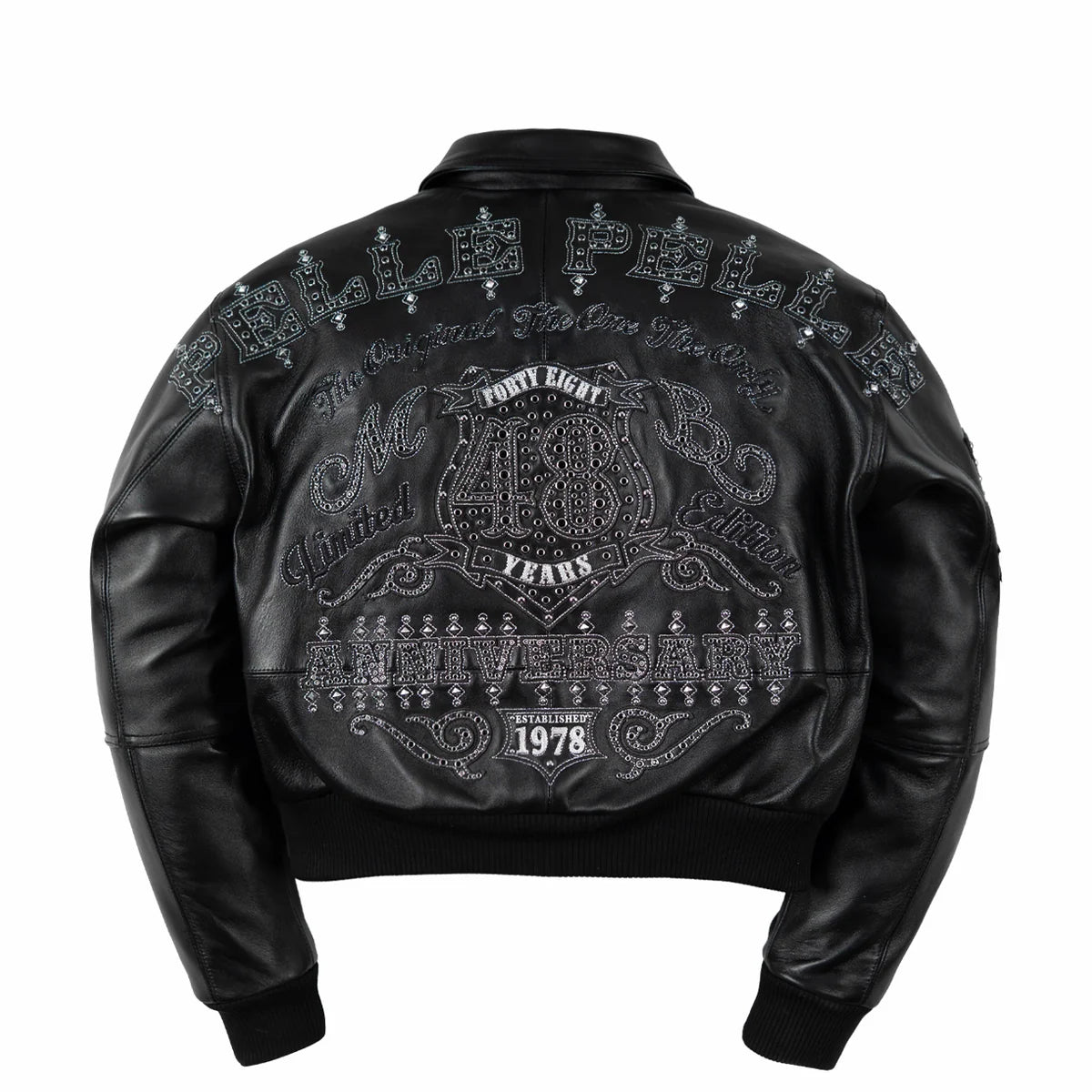 Pelle Pelle Unrivaled Anniversary Womens Crop Jacket BLACK