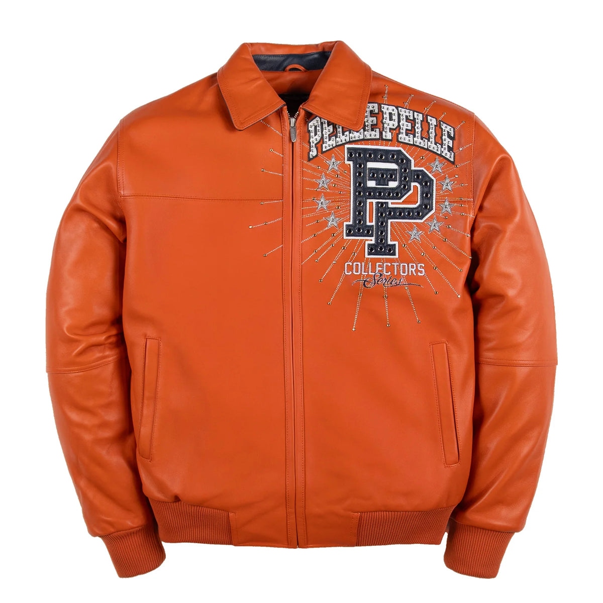 PELLE PELLE WORLD TOUR ICON JACKET - ORANGE/NAVY