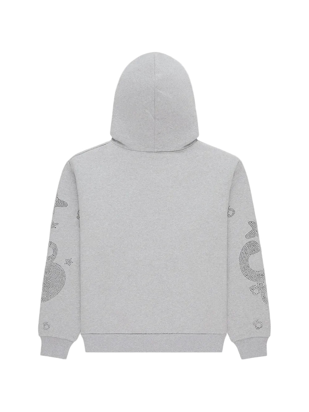 SP5DER GREY rhinestone hoodie