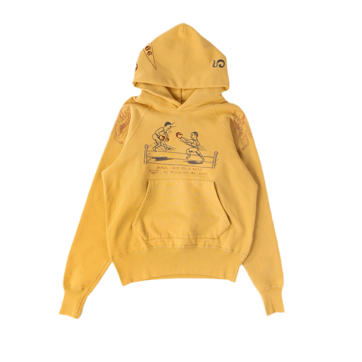 Samuel Zelig Yearbook Hoodie Yellow