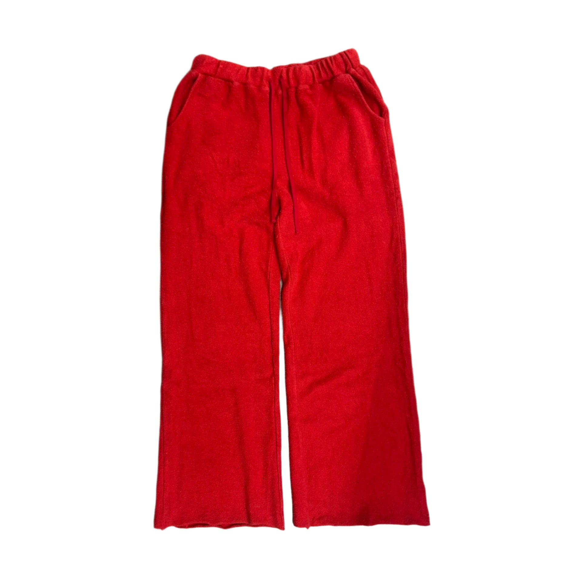 VAGUE STUDIOS RED COTTON SWEATPANTS
