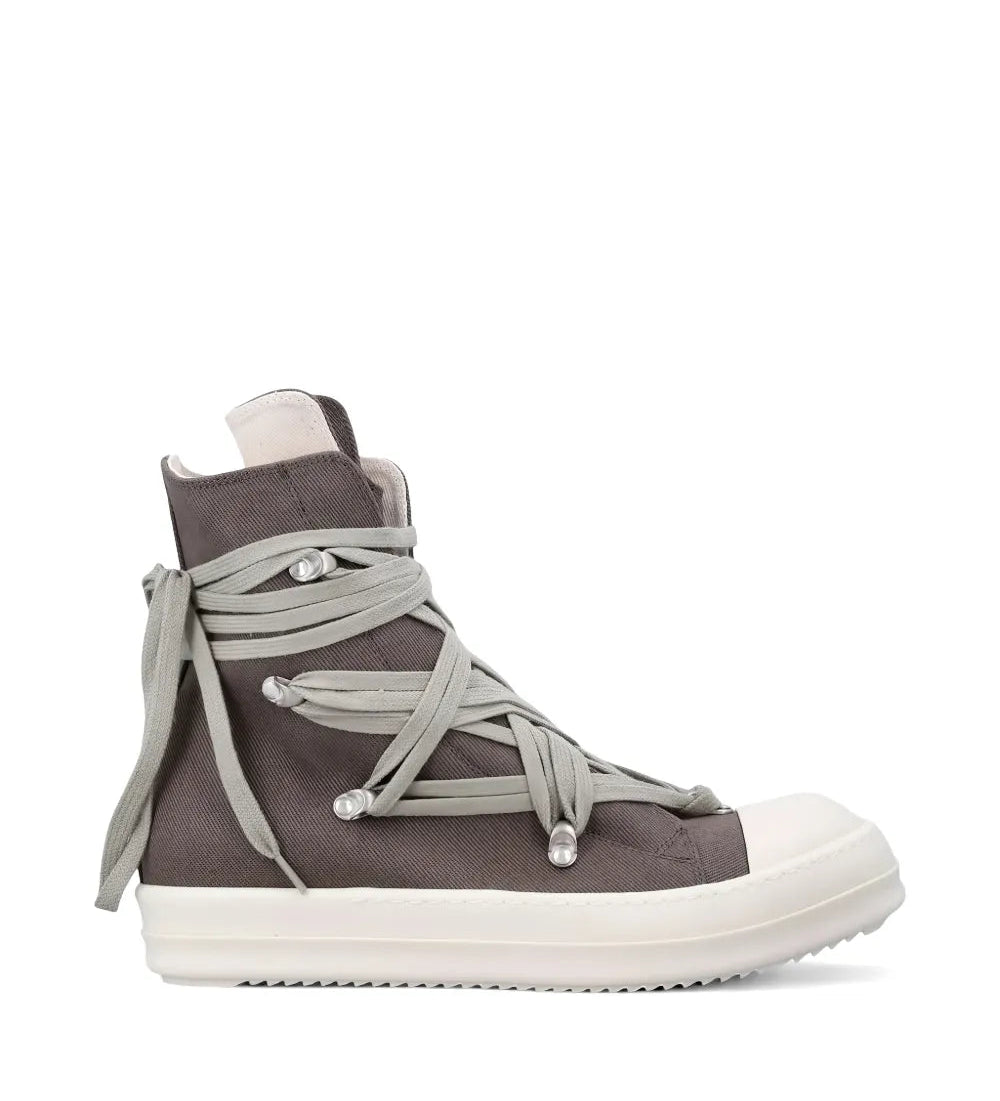 Rick Owens DRKSHDW Temple Megalace Sneaks Dark Dust Milk