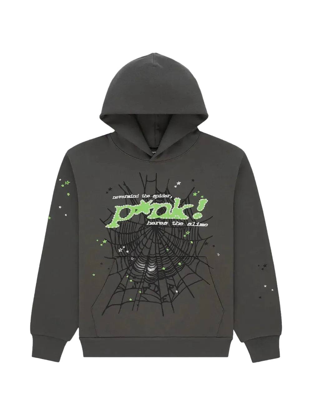 SP5DER Punk V2 spiderweb hoodie