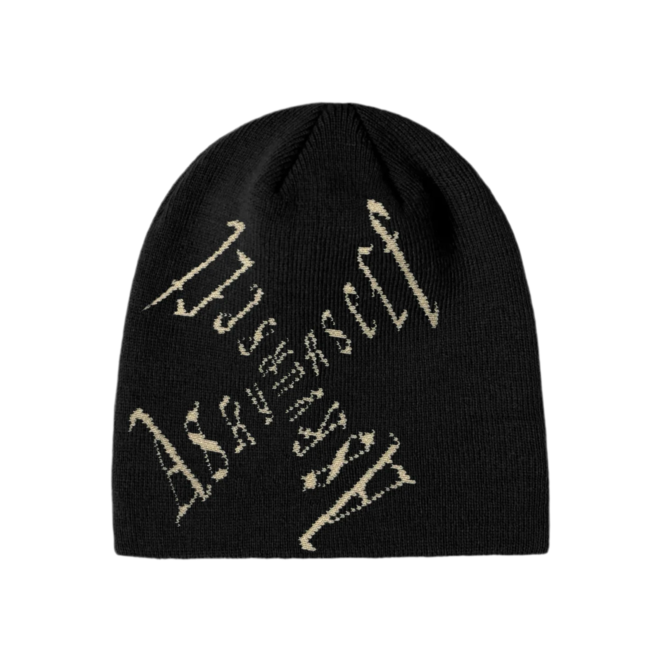 ASK YURSELF CROSS LOGO BEANIE