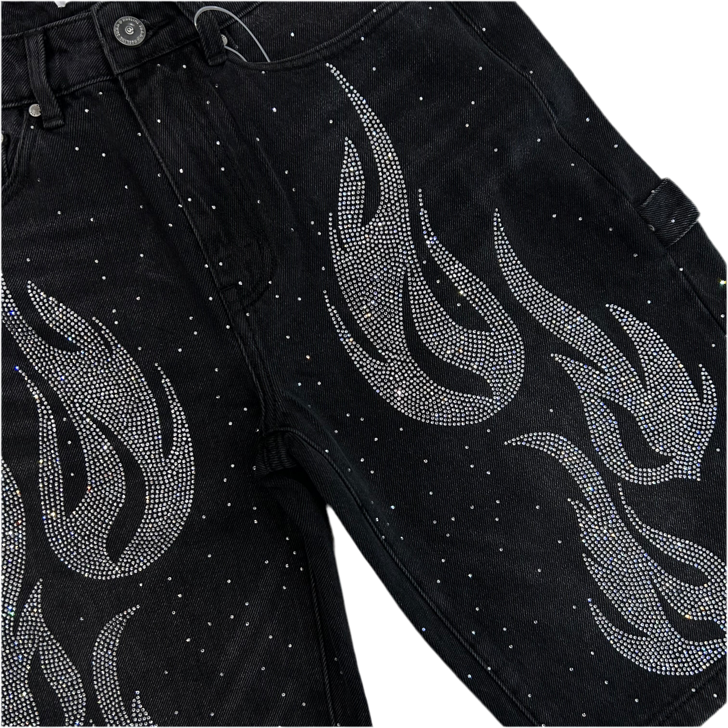 DUAA| THRIVING FLAME STONE DENIM SHORT