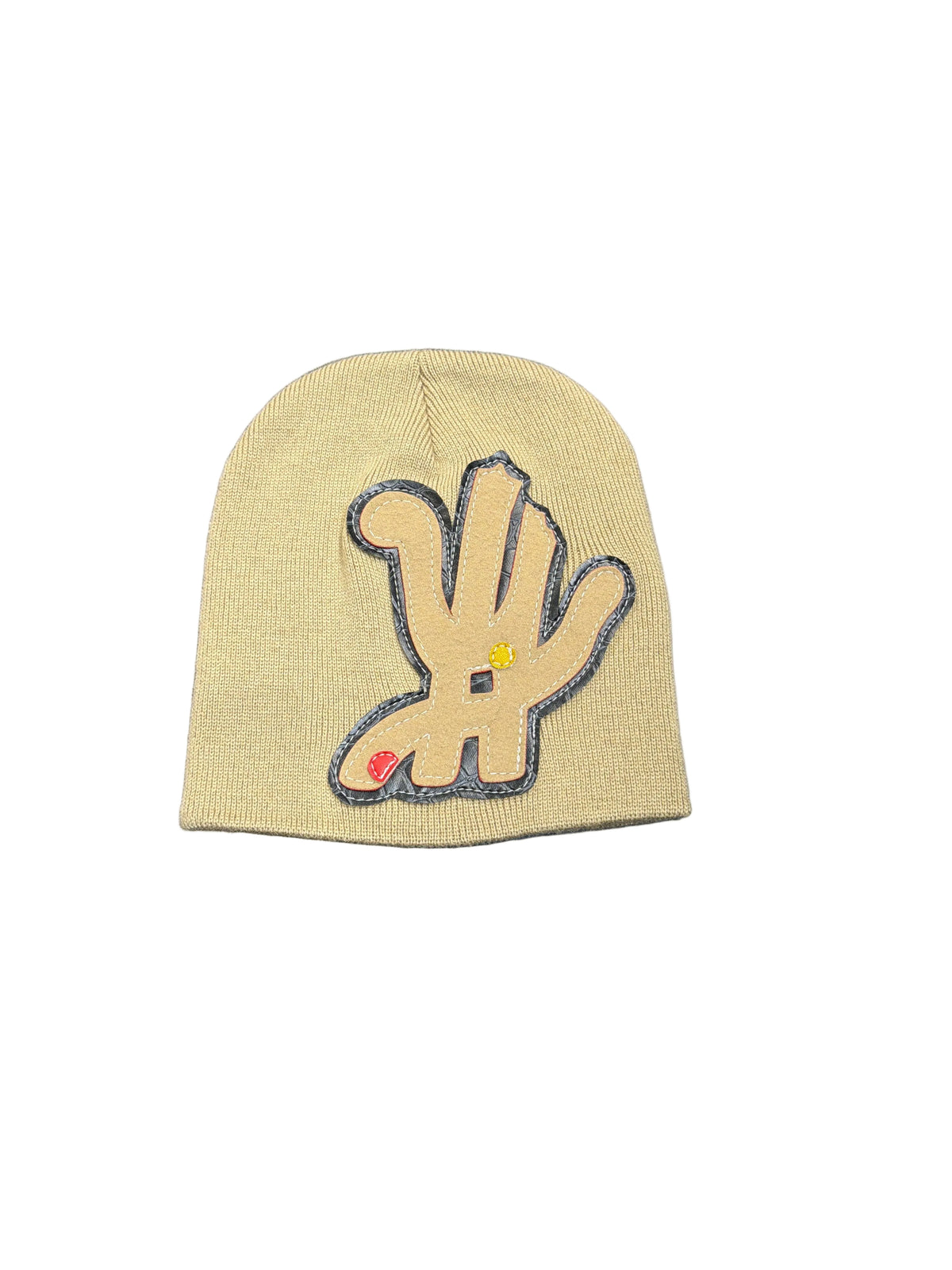 YKWYK BROWN Croc BEANIE