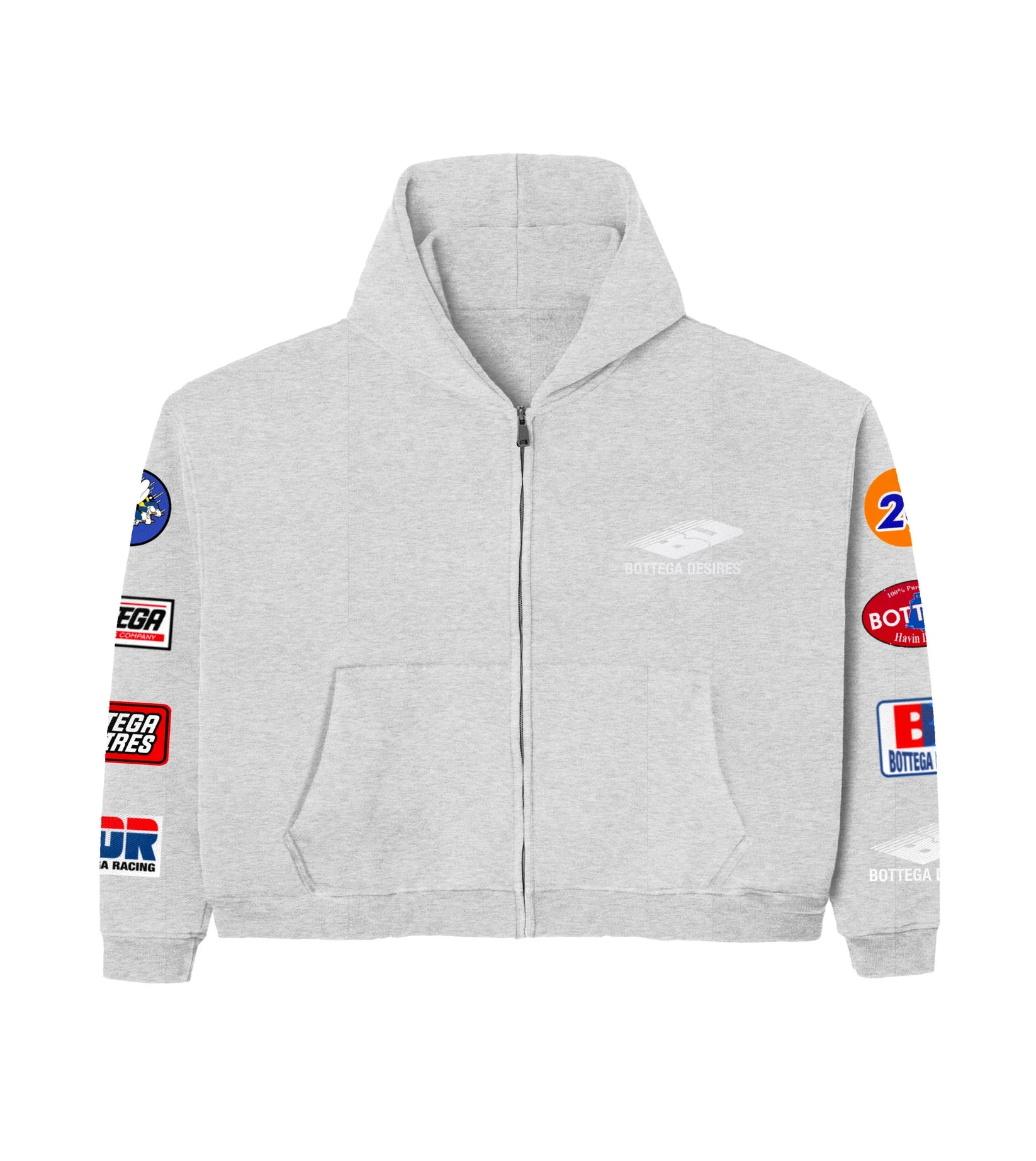 BOTTEGA DESIRES | PATCHES JACKET GRAY