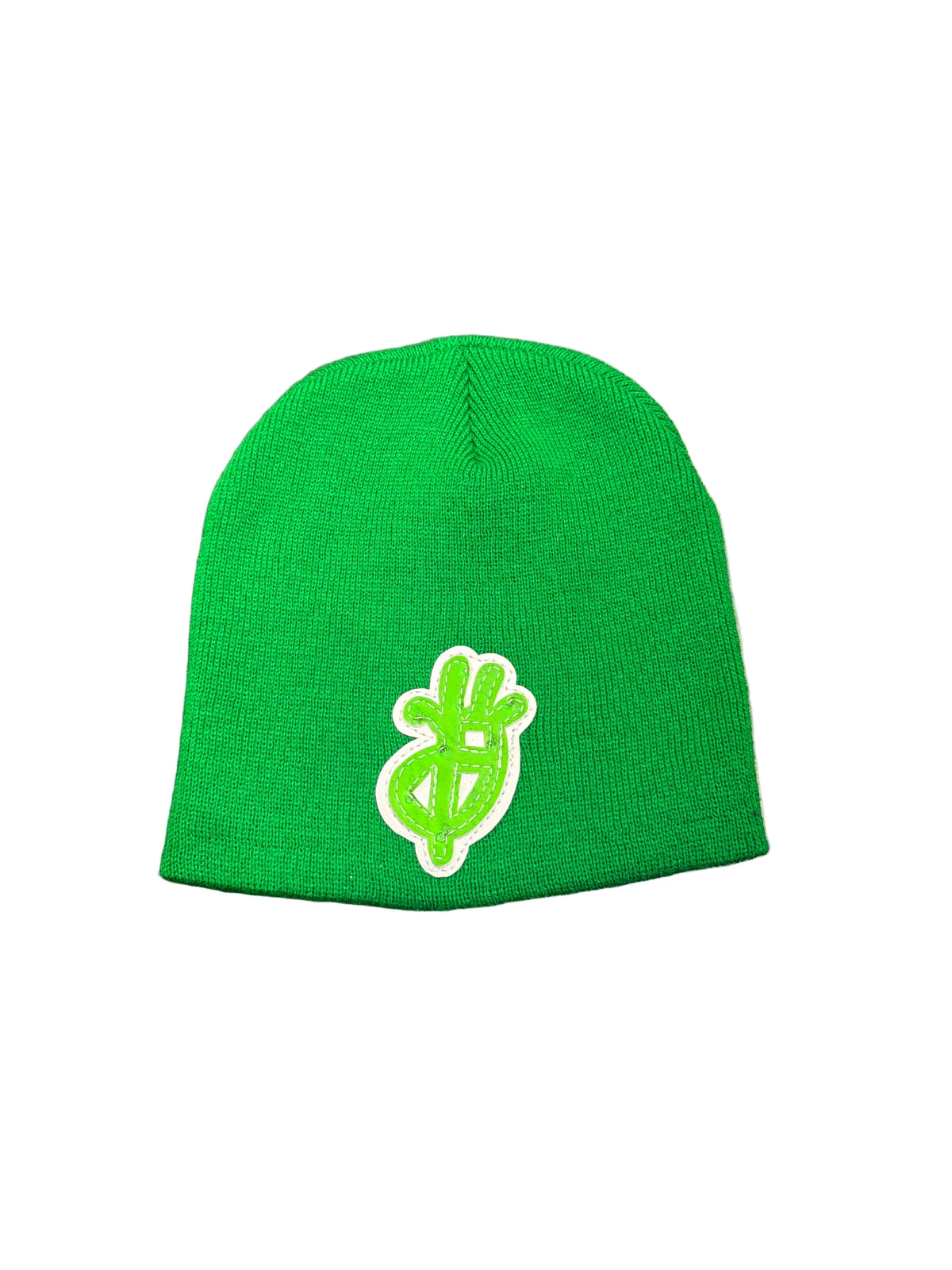 YKWYK GREEN Small Patch BEANIE