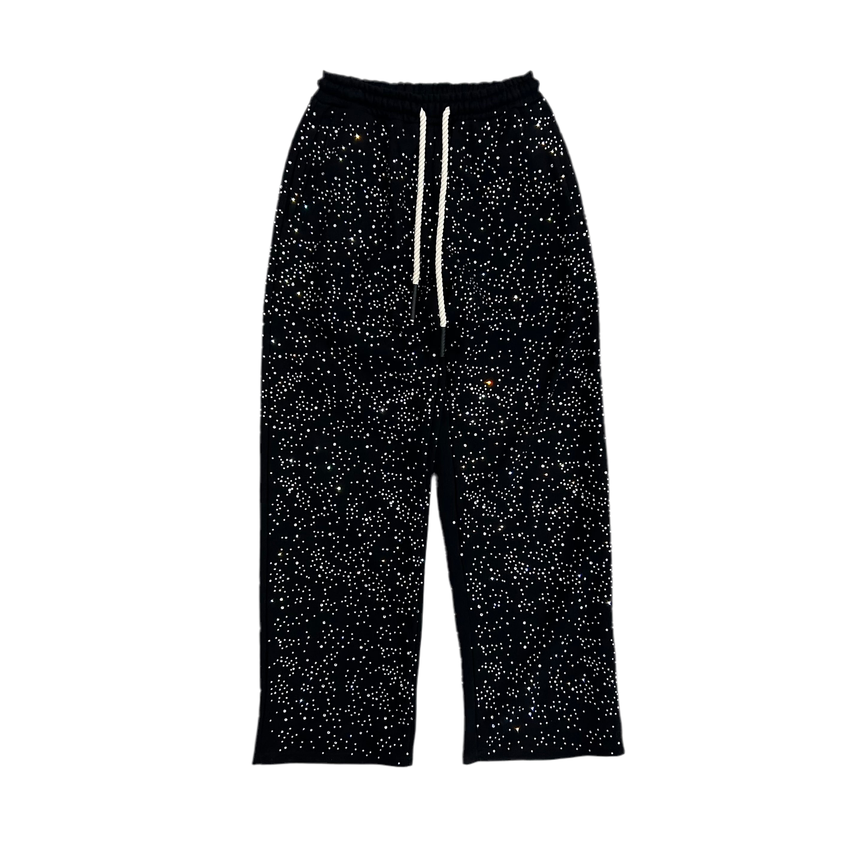 HYPEBOYS UNIFORM BLING SWEATPANTS (BLACK)