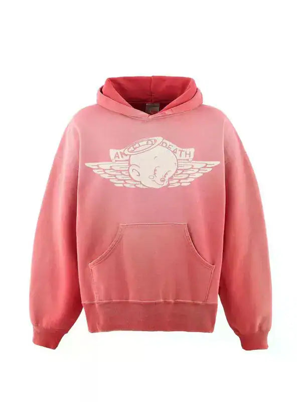 SAINT MICHAEL ANGEL HOODIE RED