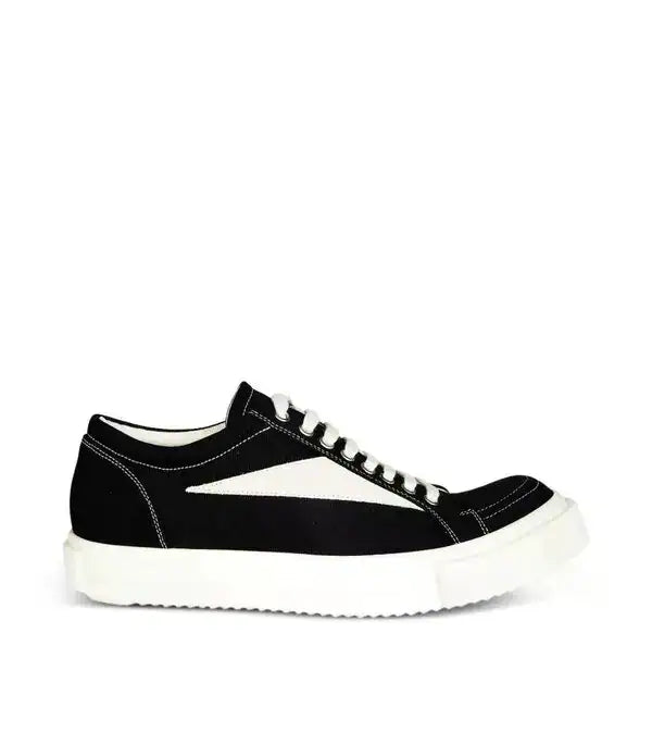 RICK OWENS Drkshdw SCARPE IN DENIM VINTAGE SNEAKS