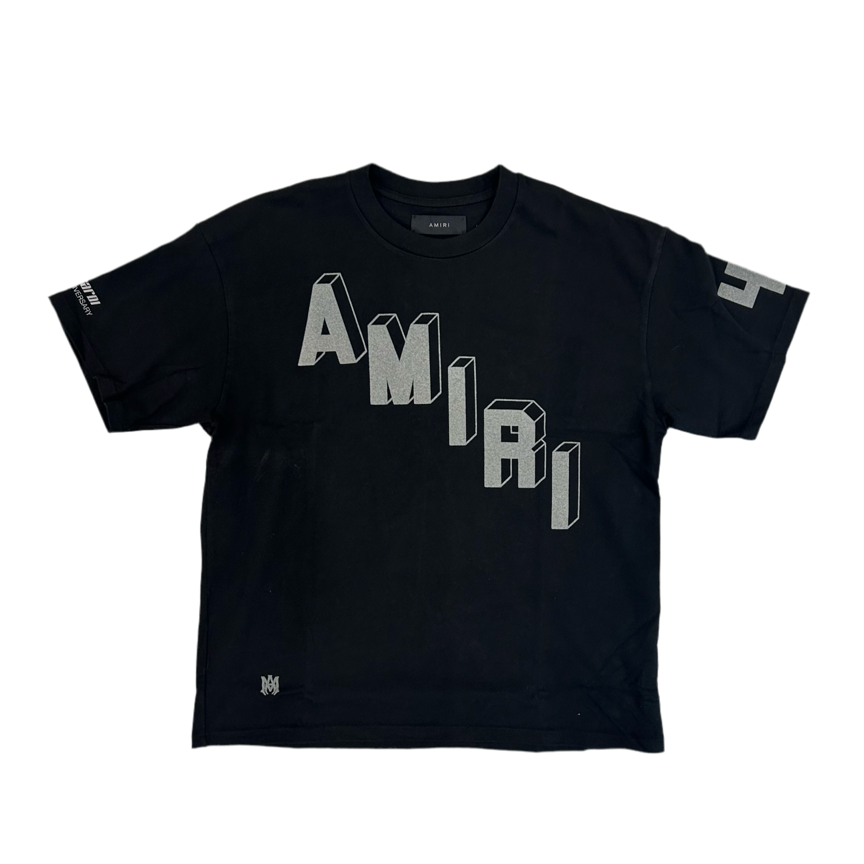 Amiri FLOCKED HOCKEY SKATER TEE BLACK