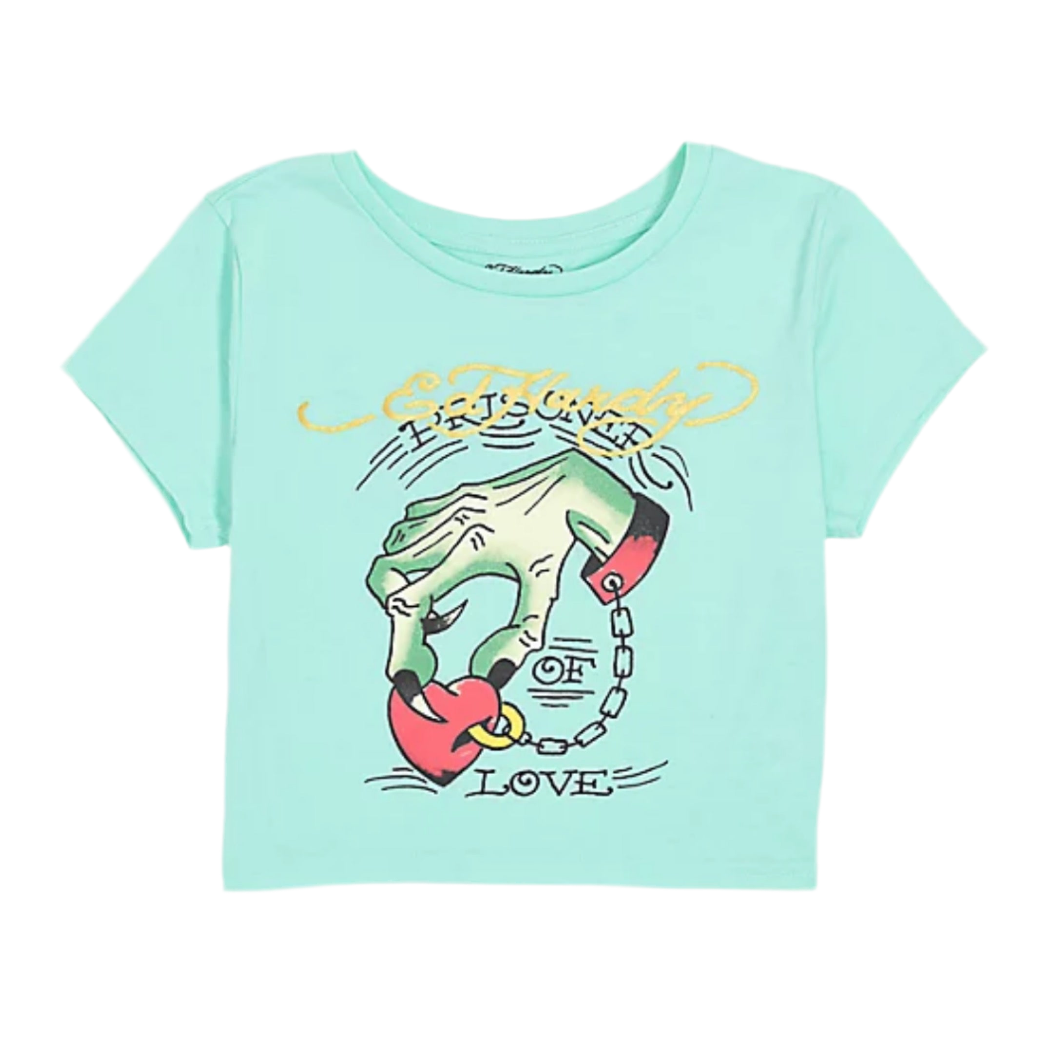 ED HARDY HAND MINT Baby Tee
